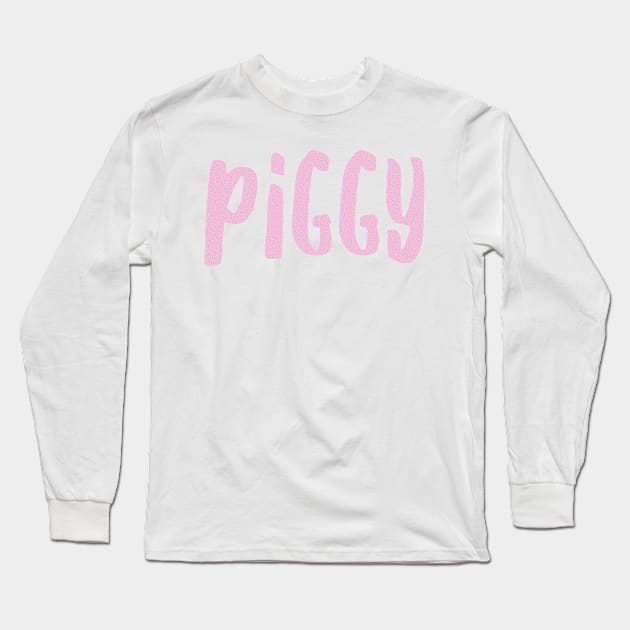 Piggy Long Sleeve T-Shirt by JasonLloyd